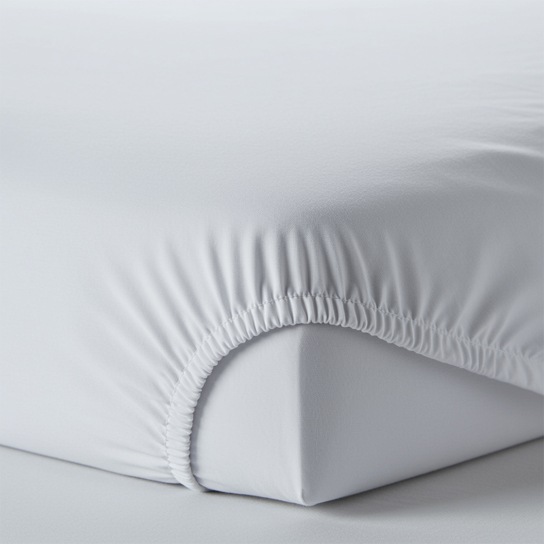 %100 Pamuk Lastikli Çarşaf Takım – Beyaz – Ayasofya Serisi