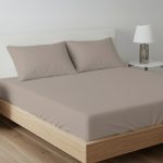 %100 Pamuk Lastikli Çarşaf Takım – Bej – Ayasofya Serisi - Image 4