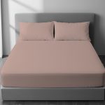 %100 Pamuk Lastikli Çarşaf Takım – Pembe – Ayasofya Serisi - Image 3