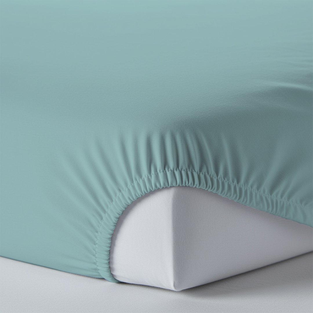 %100 Pamuk Lastikli Çarşaf Takım – Yeşil – Ayasofya Serisi