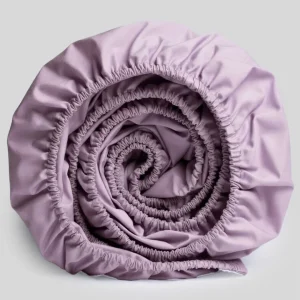 %100 Pamuk Ranforce Lastikli Çarşaf Lila – Dolmabahçe Serisi