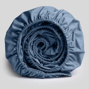 %100 Pamuk Ranforce Lastikli Çarşaf İndigo – Dolmabahçe Serisi