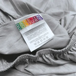 %100 Pamuk Ranforce Lastikli Çarşaf Gri – Dolmabahçe Serisi