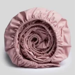 %100 Pamuk Ranforce Lastikli Çarşaf Pudra – Dolmabahçe Serisi - 4