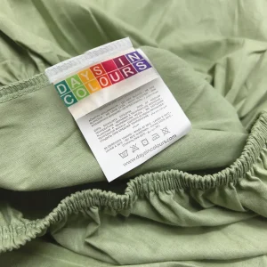 %100 Pamuk Ranforce Lastikli Çarşaf Haki- Dolmabahçe Serisi