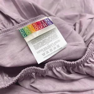 %100 Pamuk Ranforce Lastikli Çarşaf Lila – Dolmabahçe Serisi