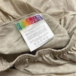 %100 Pamuk Ranforce Lastikli Çarşaf Toprak – Dolmabahçe Serisi - 3