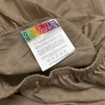 %100 Organik Pamuk Lastikli Çarşaf Toprak – Dolmabahçe Serisi - 4