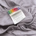 %100 Organik Pamuk Lastikli Çarşaf Lila – Dolmabahçe Serisi - 4