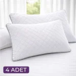 4 Adet Klimalı Silikon Yastık – DayCool Serisi – 4 x 800 Gram Klimalı Kapitone Silikon Yastık - 2