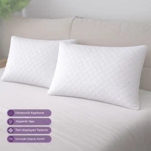 Days In Colours – 2’li Mikro Kapitone Yastık Alezi | Hisar Serisi